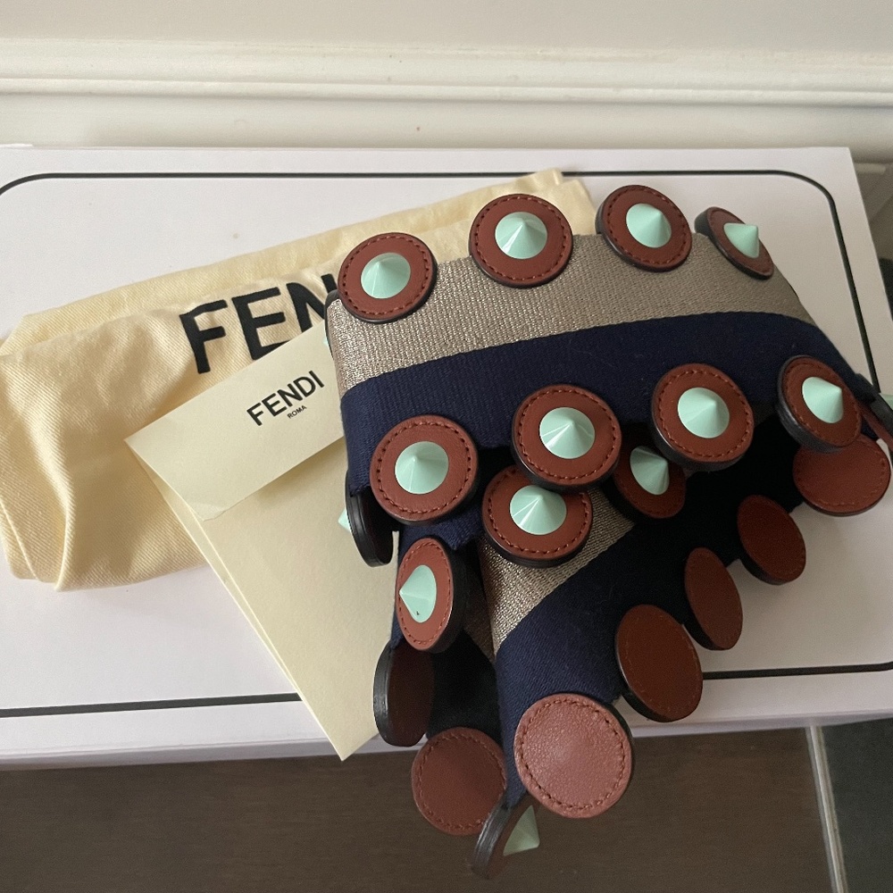 SOLD 2050 Fendi Peekaboo Mini Bicolor Crossbody Bag - Picture 11 of 16